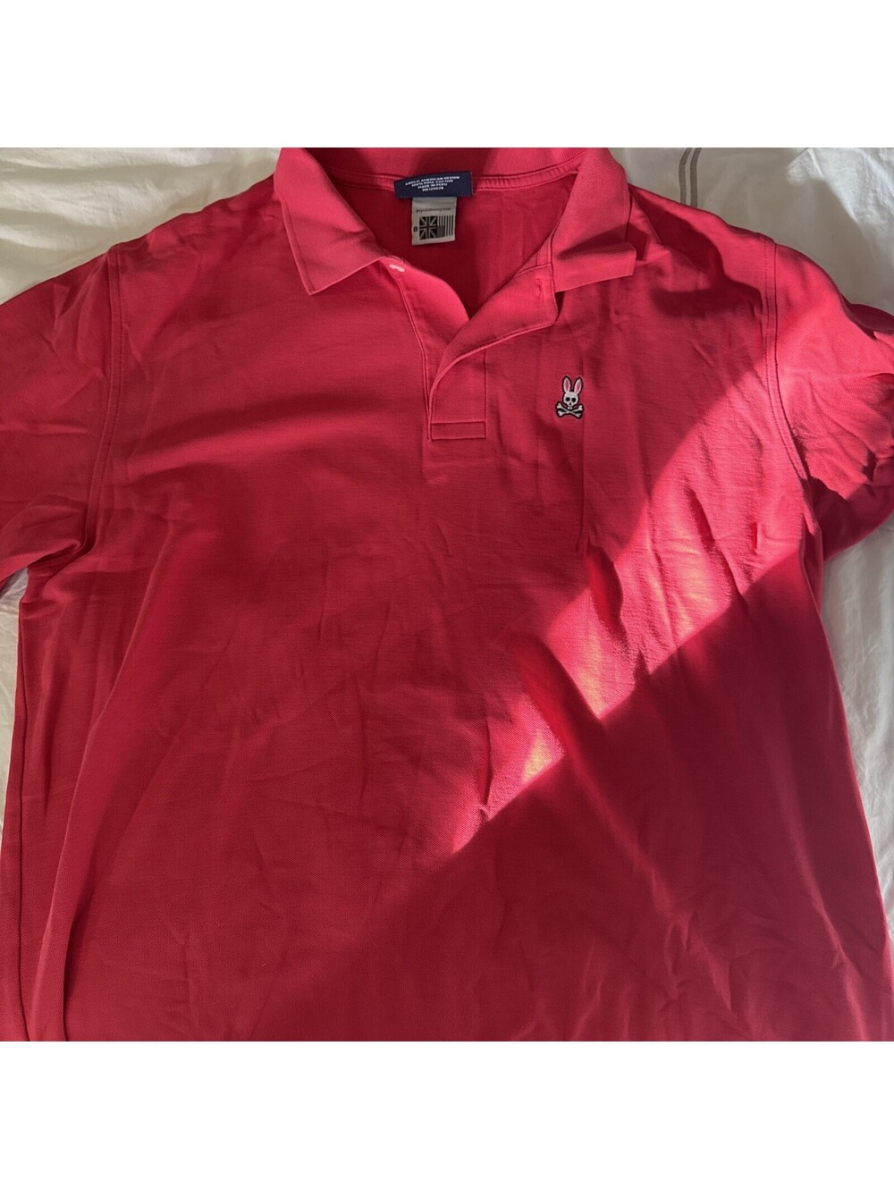 Psycho Bunny Polo Shirt Men's Size 8 Xxl Short Sleeve